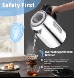 کتری بخاری آب گرم از جنس استنلس استیل - تصویر 4